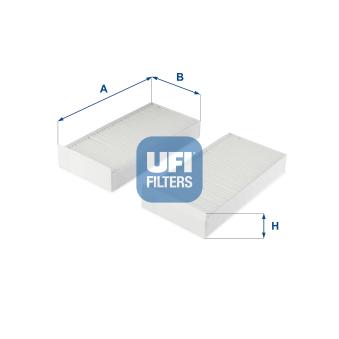 Filtre, air de l'habitacle UFI OEM 64319297749
