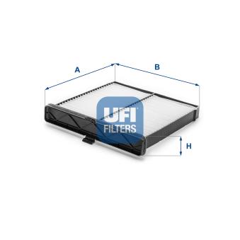 Filtre, air de l'habitacle UFI OEM DB9L61J6X