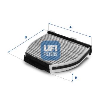 Filtre, air de l'habitacle UFI OEM A2048300018