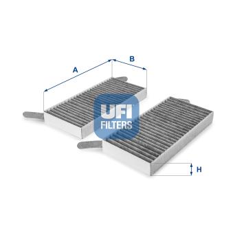 Filtre, air de l'habitacle UFI OEM 272770001R