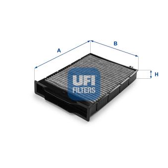 Filtre, air de l'habitacle UFI OEM 7701064235