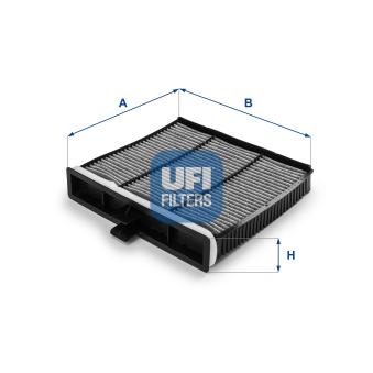 Filtre, air de l'habitacle UFI OEM 7701064237