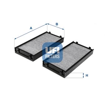 Filtre, air de l'habitacle UFI OEM 64116945594