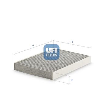 Filtre, air de l'habitacle UFI [54.516.00]
