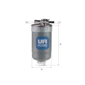 Filtre à carburant UFI OEM 46473803