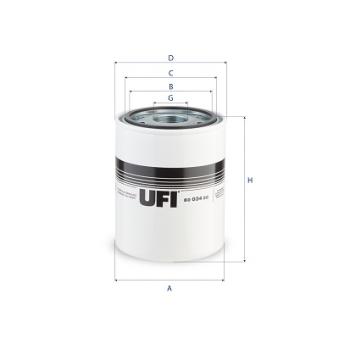 Filtre à huile UFI [80.034.00]
