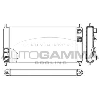 Radiateur, refroidissement du moteur AUTOGAMMA OEM grd130