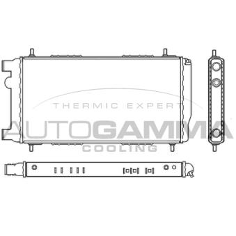 Radiateur, refroidissement du moteur AUTOGAMMA [100073]