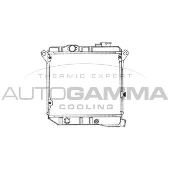 Radiateur, refroidissement du moteur AUTOGAMMA OEM 82397785