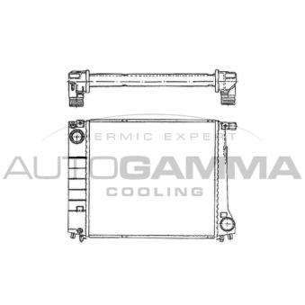 Radiateur, refroidissement du moteur AUTOGAMMA OEM 17111712823