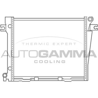 Radiateur, refroidissement du moteur AUTOGAMMA 100104