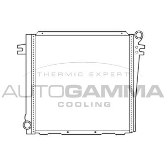 Radiateur, refroidissement du moteur AUTOGAMMA 100116