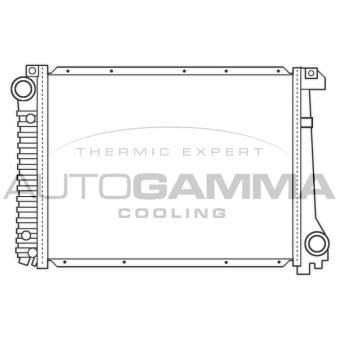 Radiateur, refroidissement du moteur AUTOGAMMA OEM 17111712365