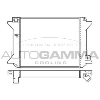 Radiateur, refroidissement du moteur AUTOGAMMA 100171