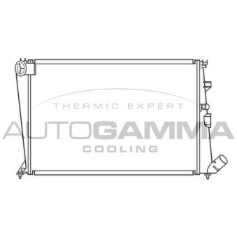Radiateur, refroidissement du moteur AUTOGAMMA OEM 133019