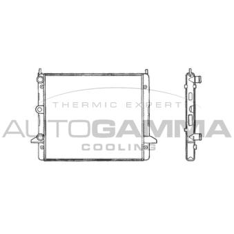 Radiateur, refroidissement du moteur AUTOGAMMA [100359]