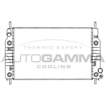 Radiateur, refroidissement du moteur AUTOGAMMA OEM 1006262
