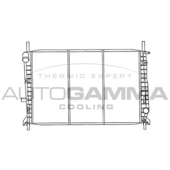 Radiateur, refroidissement du moteur AUTOGAMMA OEM 7215751