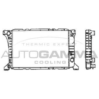 Radiateur, refroidissement du moteur AUTOGAMMA OEM 86VB8005EB