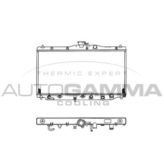 Radiateur, refroidissement du moteur AUTOGAMMA OEM 19010ph1633