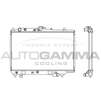 Radiateur, refroidissement du moteur AUTOGAMMA OEM BP2615200D