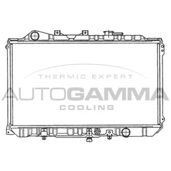 Radiateur, refroidissement du moteur AUTOGAMMA 100497