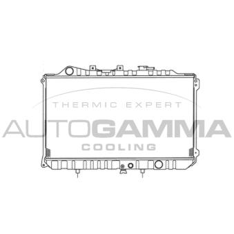 Radiateur, refroidissement du moteur AUTOGAMMA [100503]