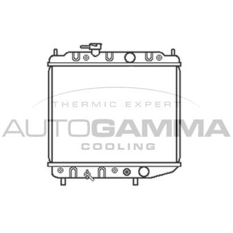 Radiateur, refroidissement du moteur AUTOGAMMA [100576]