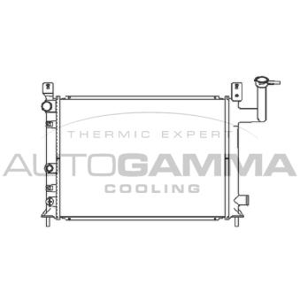 Radiateur, refroidissement du moteur AUTOGAMMA [100639]
