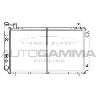 Radiateur, refroidissement du moteur AUTOGAMMA [100640]