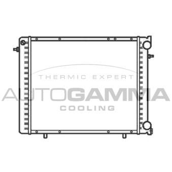 Radiateur, refroidissement du moteur AUTOGAMMA 100854