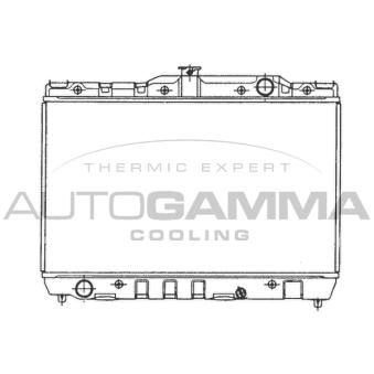 Radiateur, refroidissement du moteur AUTOGAMMA 101001