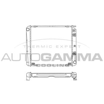 Radiateur, refroidissement du moteur AUTOGAMMA OEM 1346839