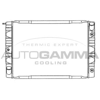 Radiateur, refroidissement du moteur AUTOGAMMA [101113]