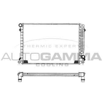 Radiateur, refroidissement du moteur AUTOGAMMA [101118]