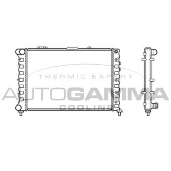 Radiateur, refroidissement du moteur AUTOGAMMA OEM 60690408