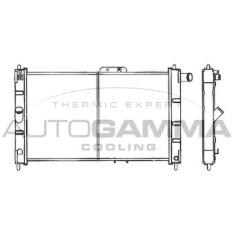 Radiateur, refroidissement du moteur AUTOGAMMA 101157