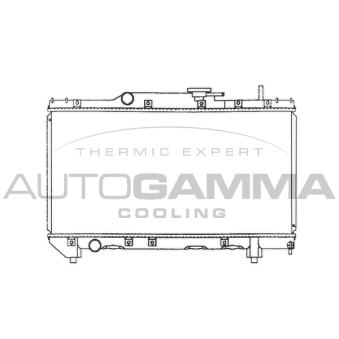 Radiateur, refroidissement du moteur AUTOGAMMA OEM 1640016470