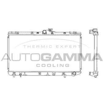 Radiateur, refroidissement du moteur AUTOGAMMA 101273