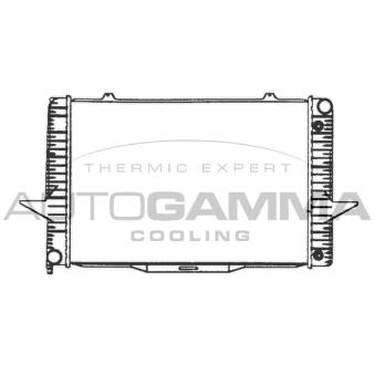 Radiateur, refroidissement du moteur AUTOGAMMA 101292