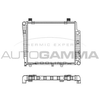 Radiateur, refroidissement du moteur AUTOGAMMA 101318