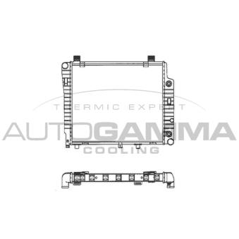 Radiateur, refroidissement du moteur AUTOGAMMA 101319