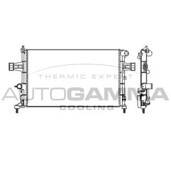 Radiateur, refroidissement du moteur AUTOGAMMA OEM 93277996