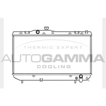 Radiateur, refroidissement du moteur AUTOGAMMA 101356