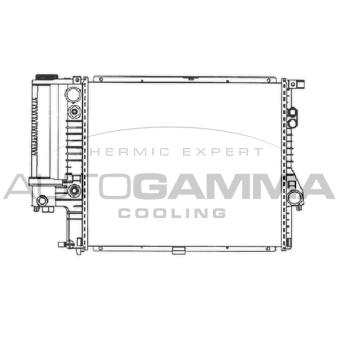 Radiateur, refroidissement du moteur AUTOGAMMA OEM 1740695