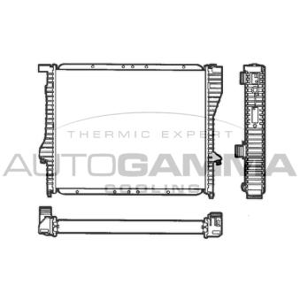 Radiateur, refroidissement du moteur AUTOGAMMA OEM 2227281