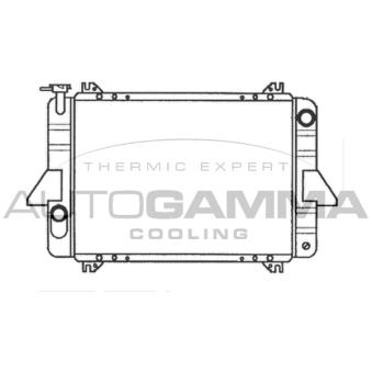 Radiateur, refroidissement du moteur AUTOGAMMA [101383]