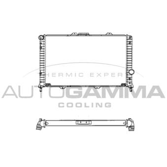 Radiateur, refroidissement du moteur AUTOGAMMA 101401