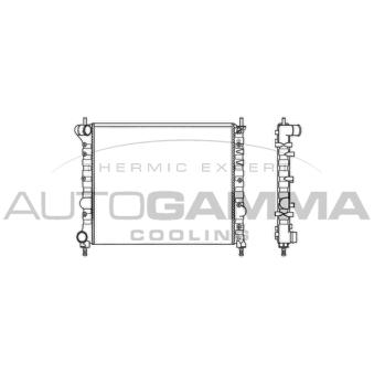 Radiateur, refroidissement du moteur AUTOGAMMA 101402