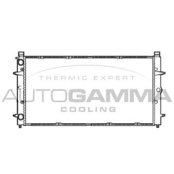 Radiateur, refroidissement du moteur AUTOGAMMA 101414